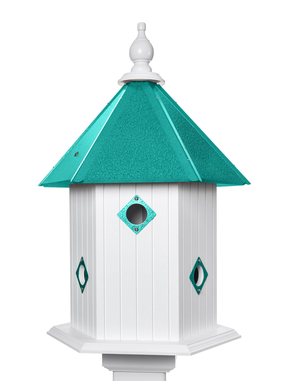 Beach glass magnolia birdhouse