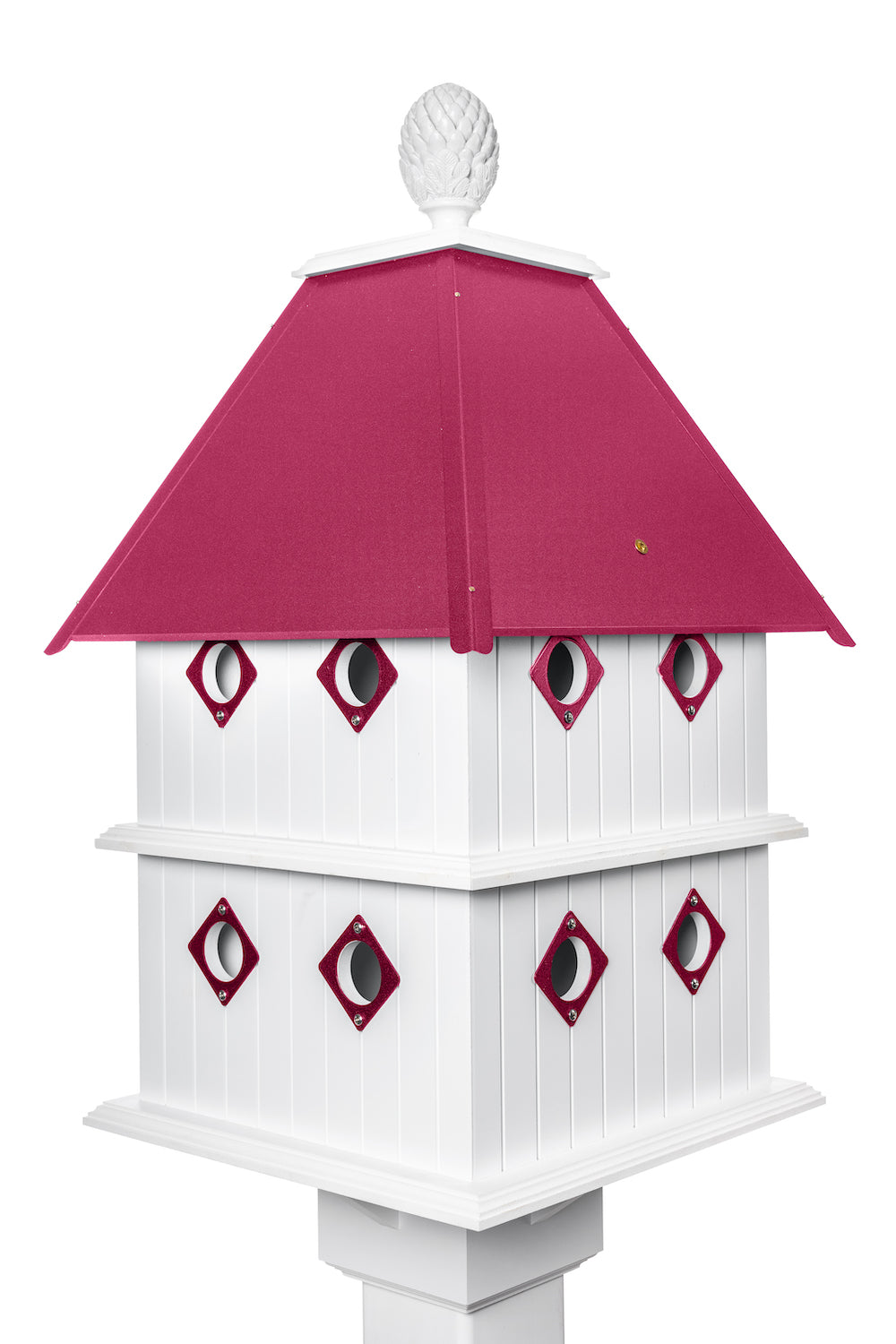 Pink manor birdhouse