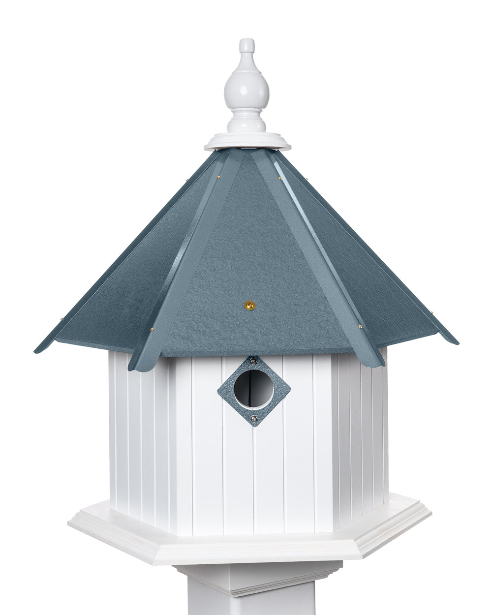 Light blue gardenia birdhouse