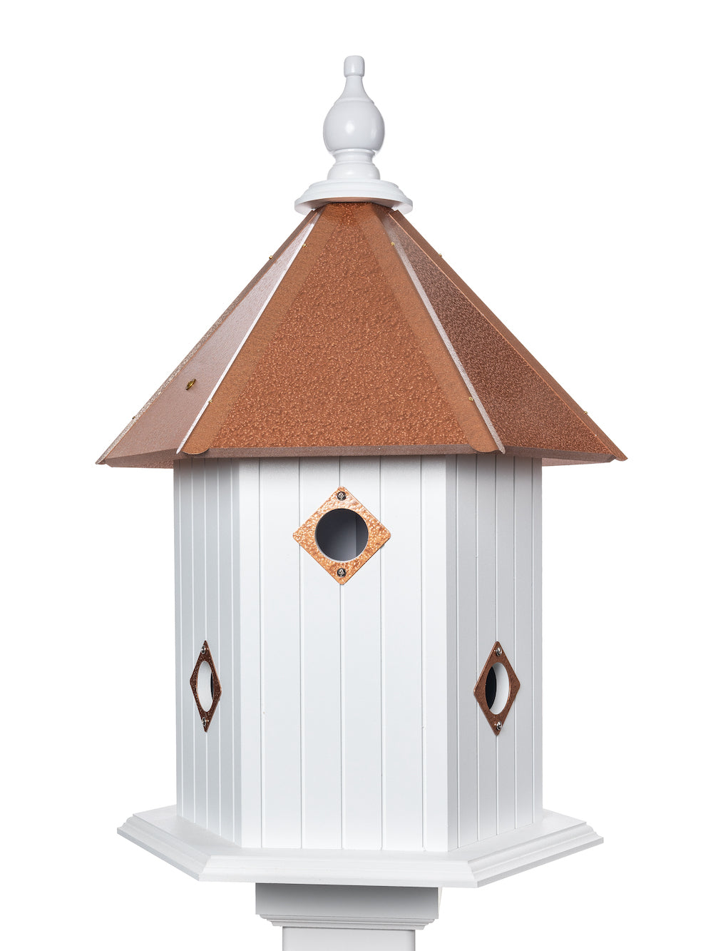 Hammer copper magnolia birdhouse