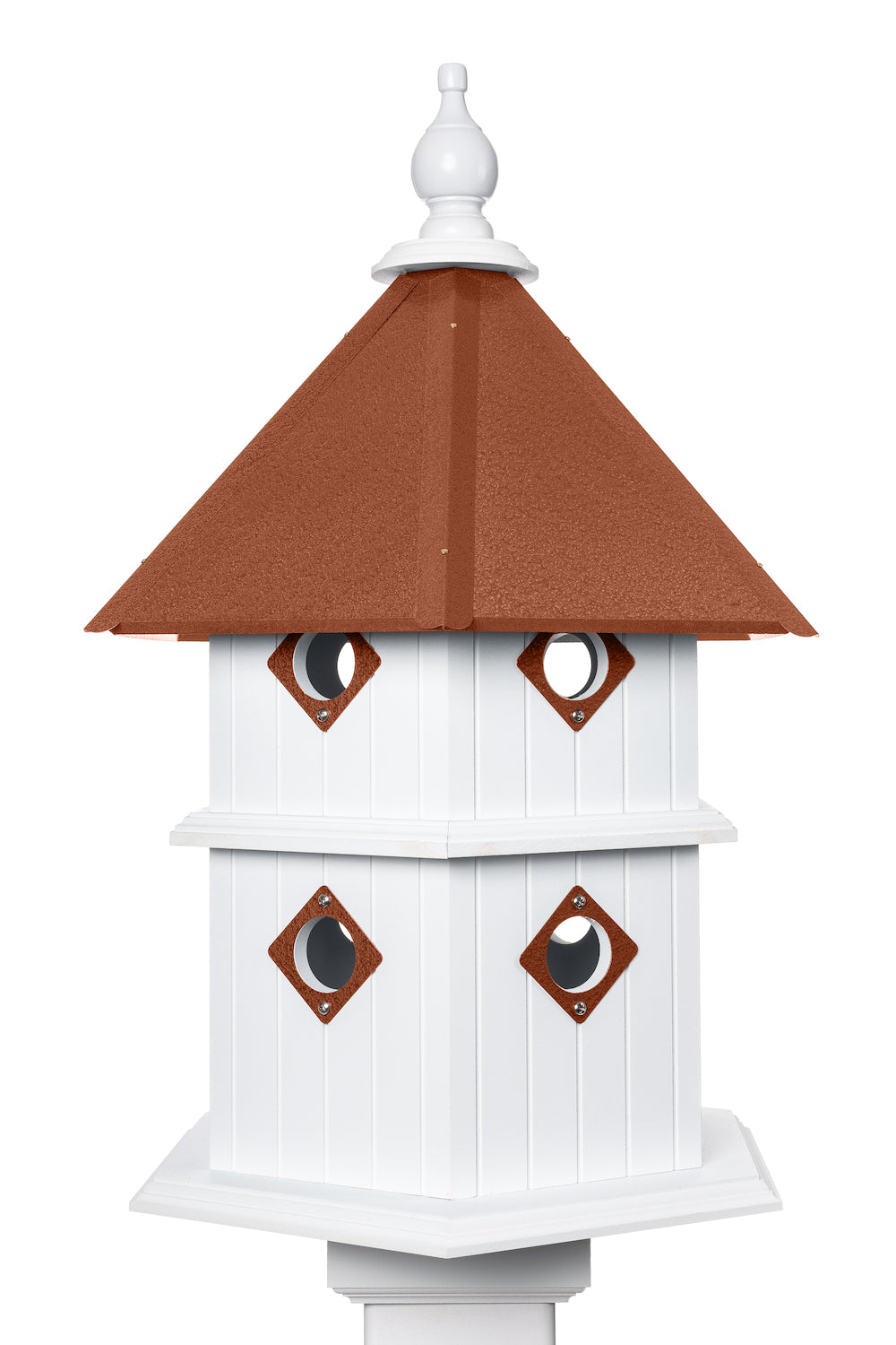 Hammer copper chateau birdhouse 