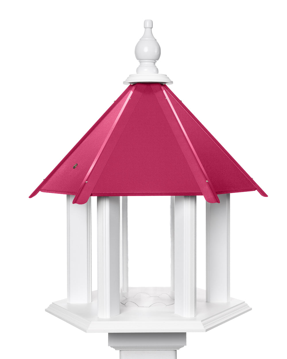 Pink azalea bird feeder