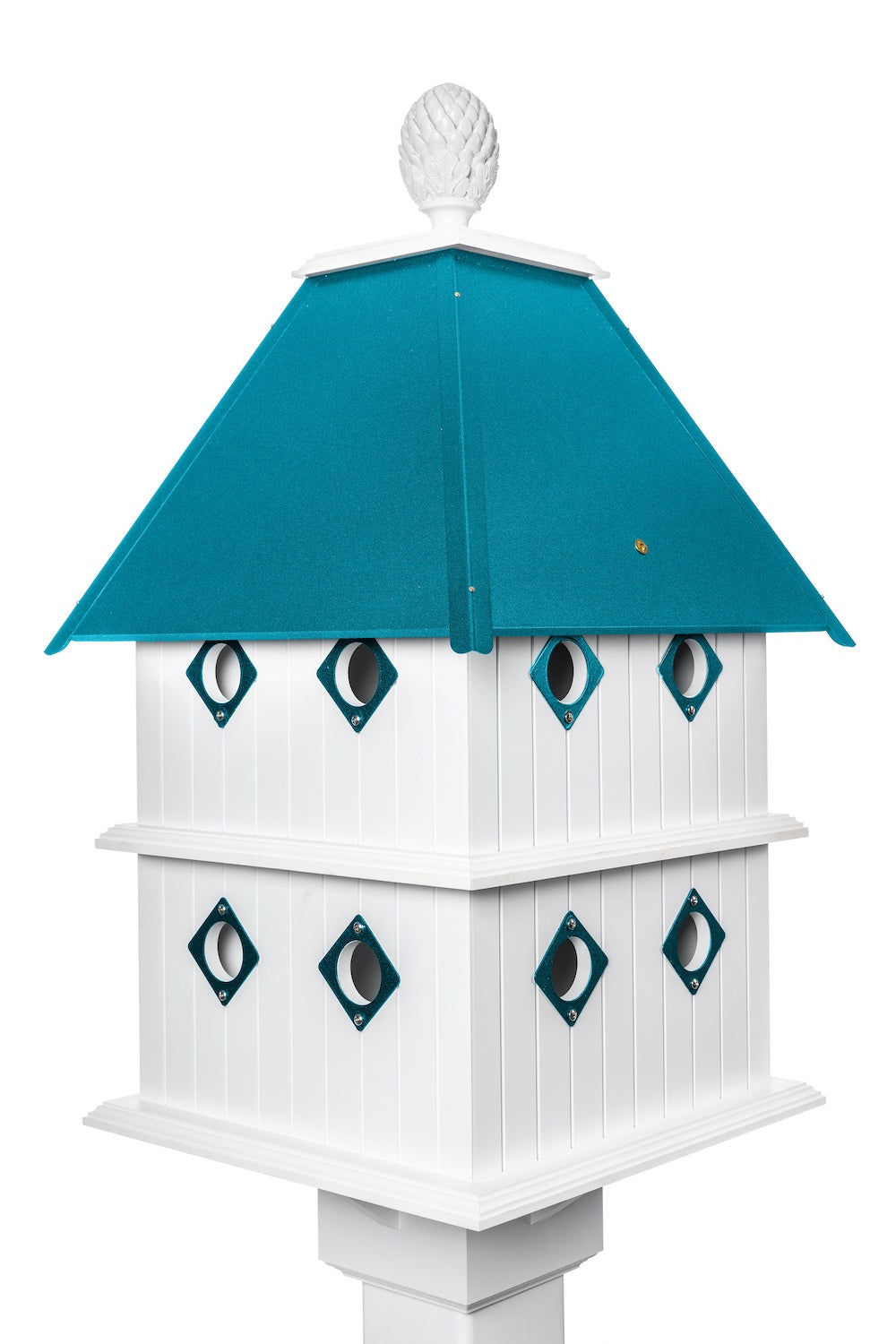 Lagoon blue manor birdhouse