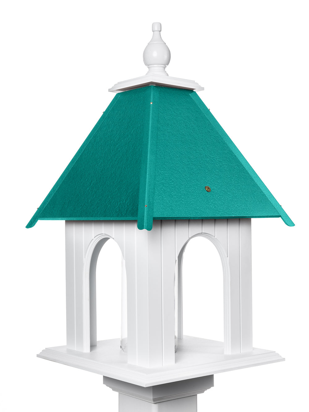 Beach glass dogwood feeder