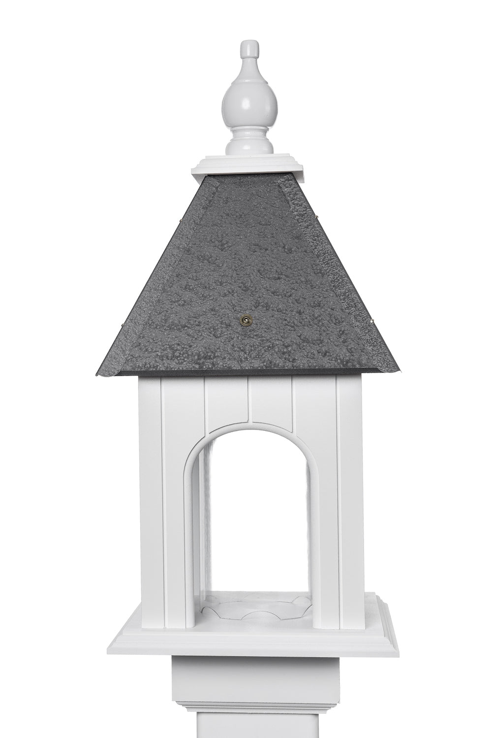 Gray camellia bird feeder