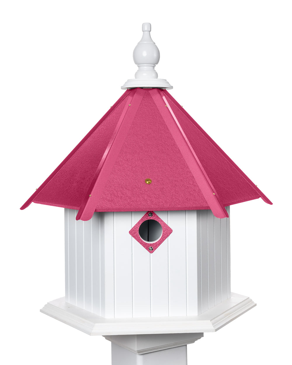 Pink gardenia birdhouse