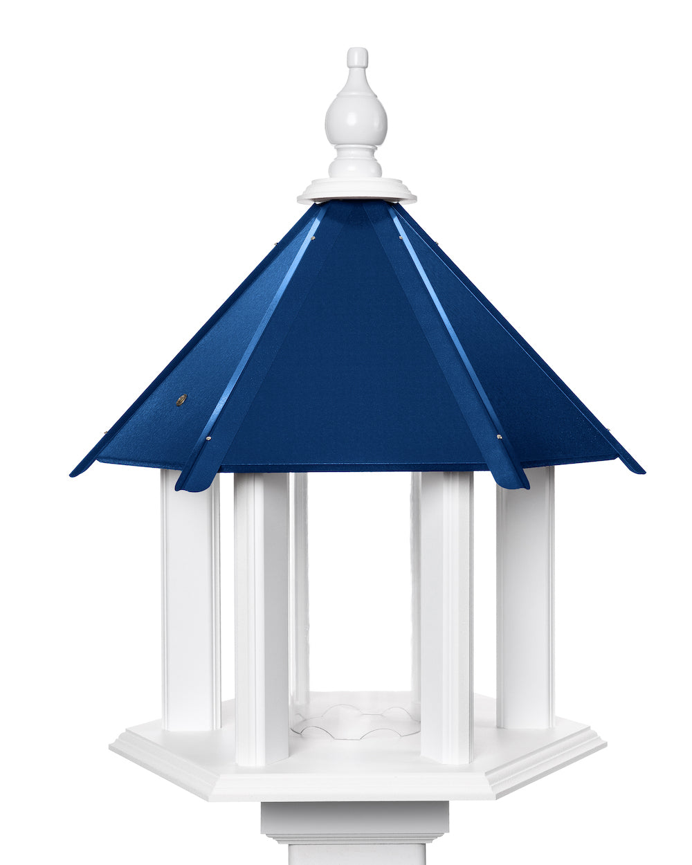 Cobalt blue azalea bird feeder