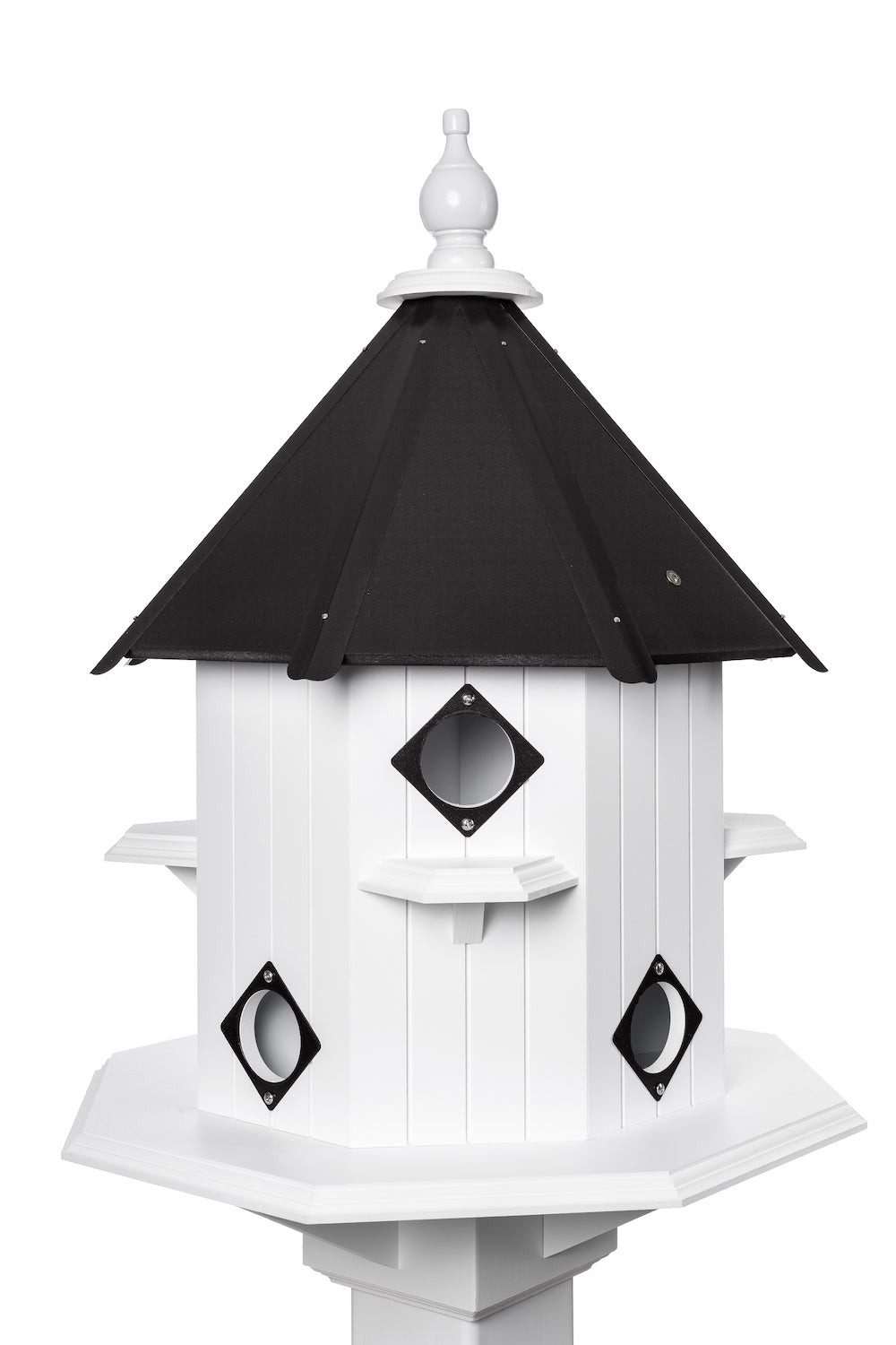 Black castle martin birdhouse