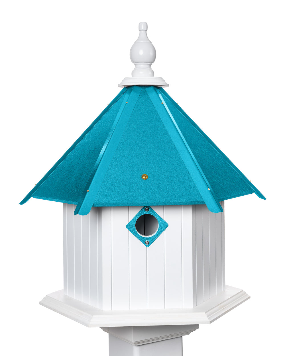 Lagoon blue gardenia birdhouse