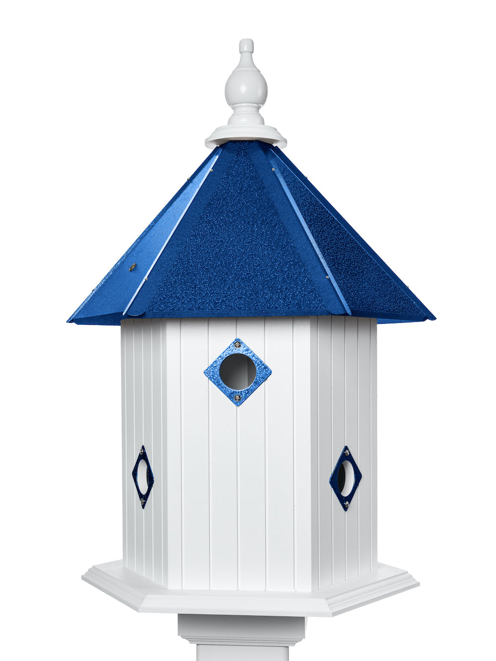 Cobalt blue magnolia birdhouse