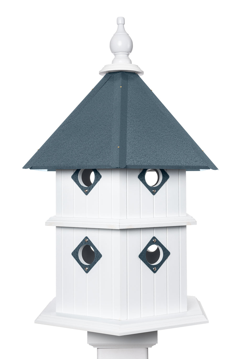 Light blue chateau birdhouse